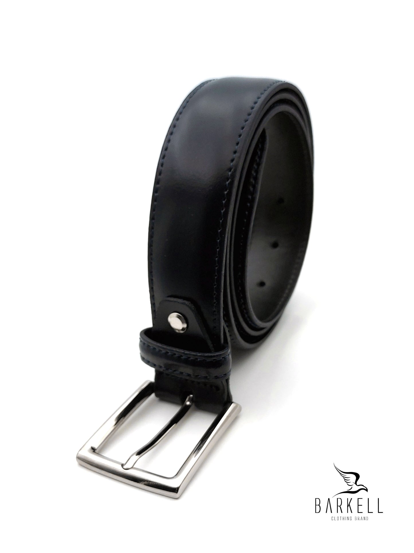 Cintura In Vera Pelle Soave Blu