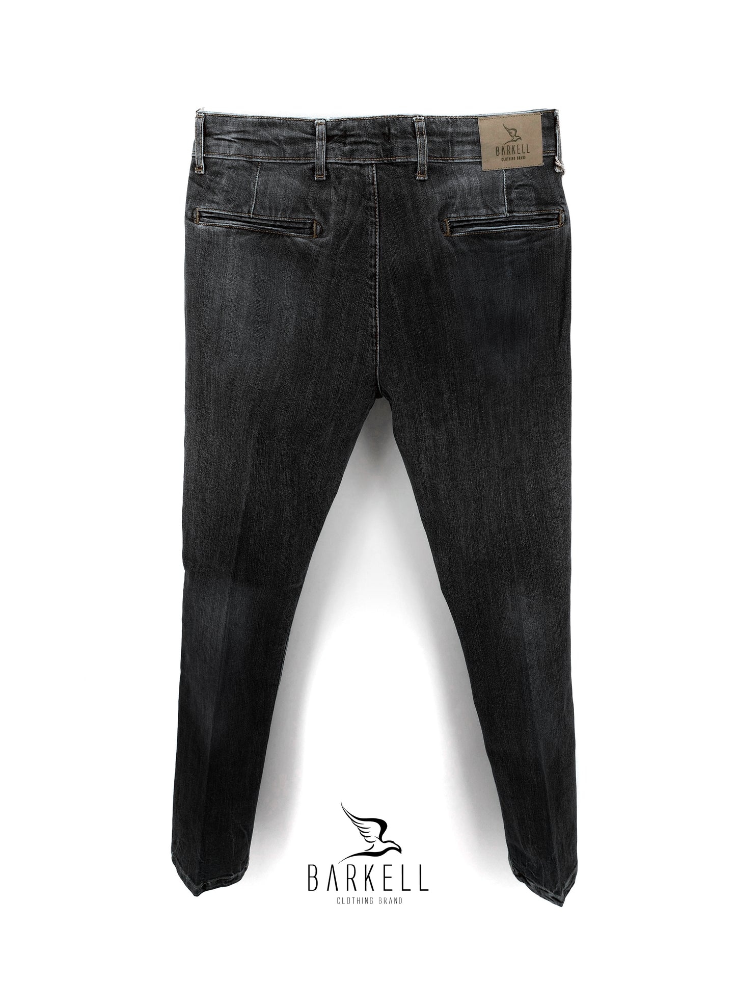 Jeans Modello Chinos Lavaggio Stone Wash Black