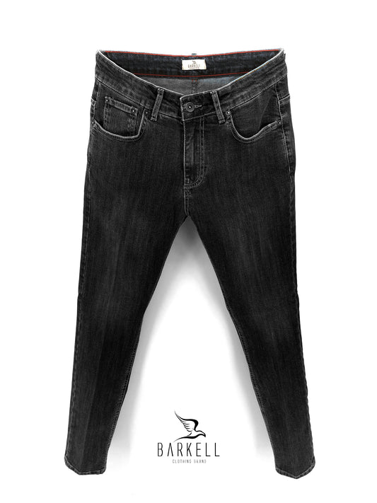 Jeans Modello Cinque Tasche Lavaggio Stone Wash Black