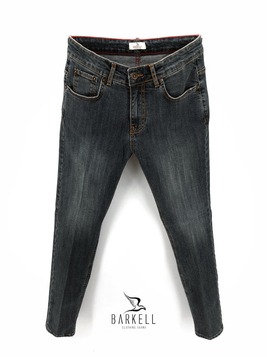 Jeans Modello Cinque Tasche Lavaggio Stone Wash al Tè