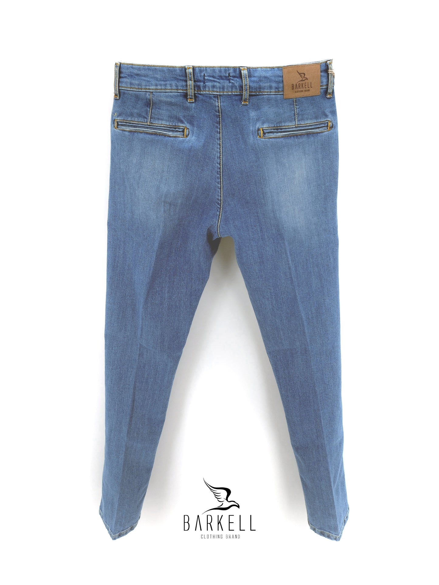 Jeans Modello Chinos Lavaggio Used Wash con Rinacci