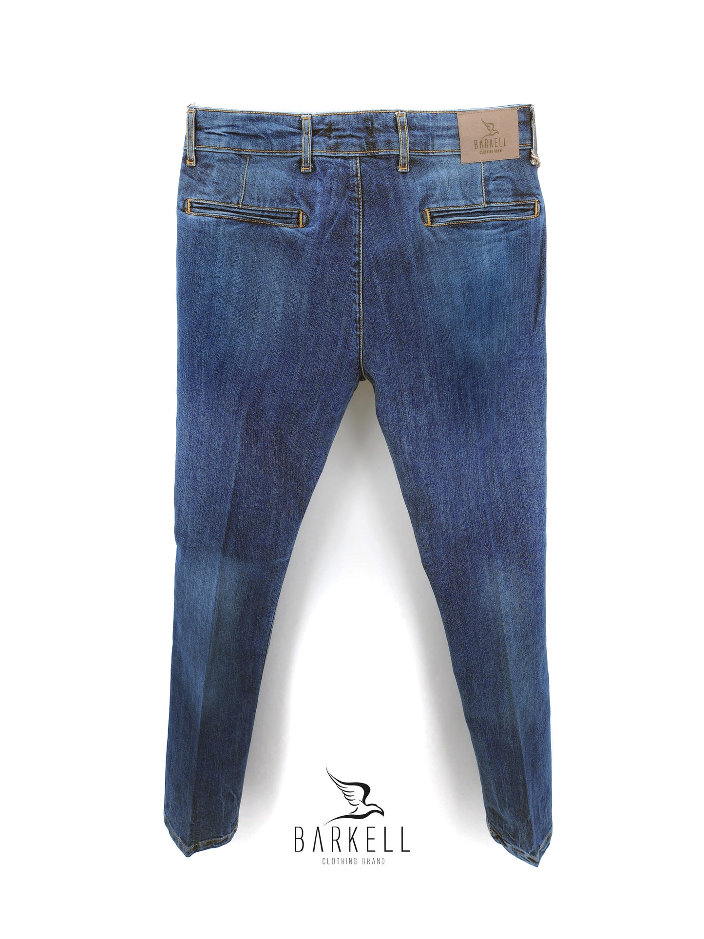 Jeans Modello Chinos Lavaggio Stone Wash