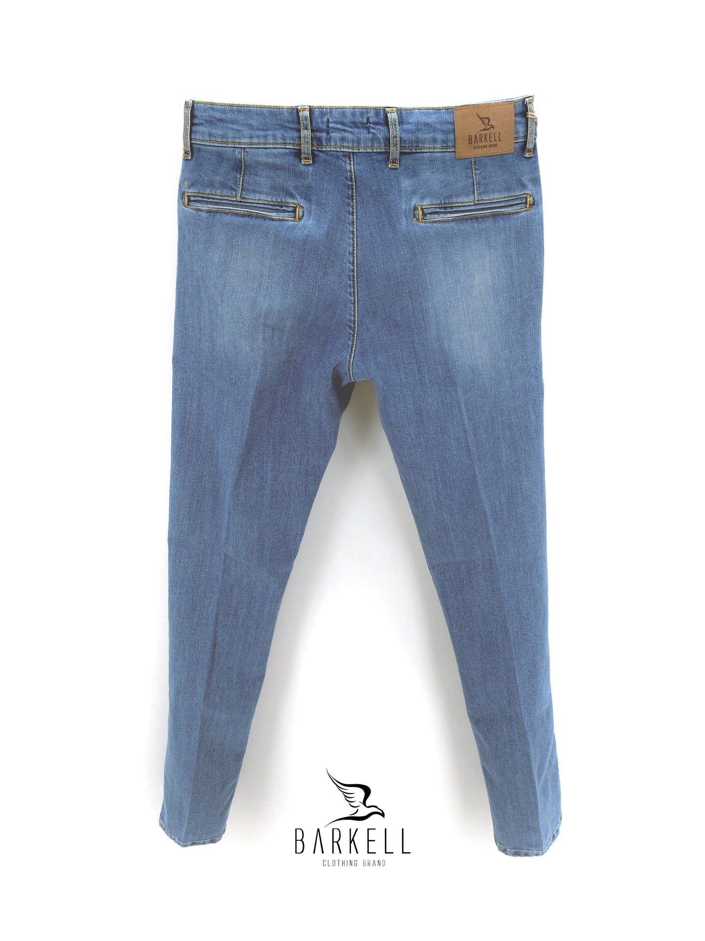Jeans Modello Chinos Lavaggio Super Stone Wash