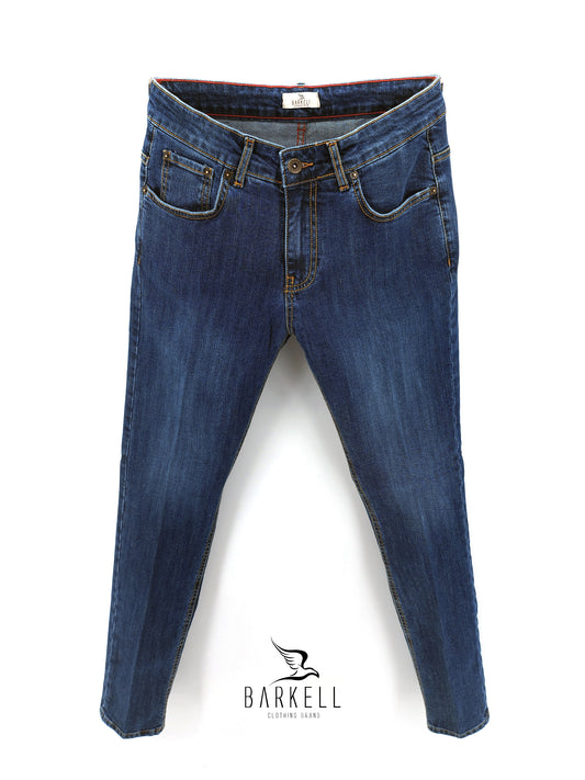 Jeans Modello Cinque Tasche Lavaggio Stone Wash