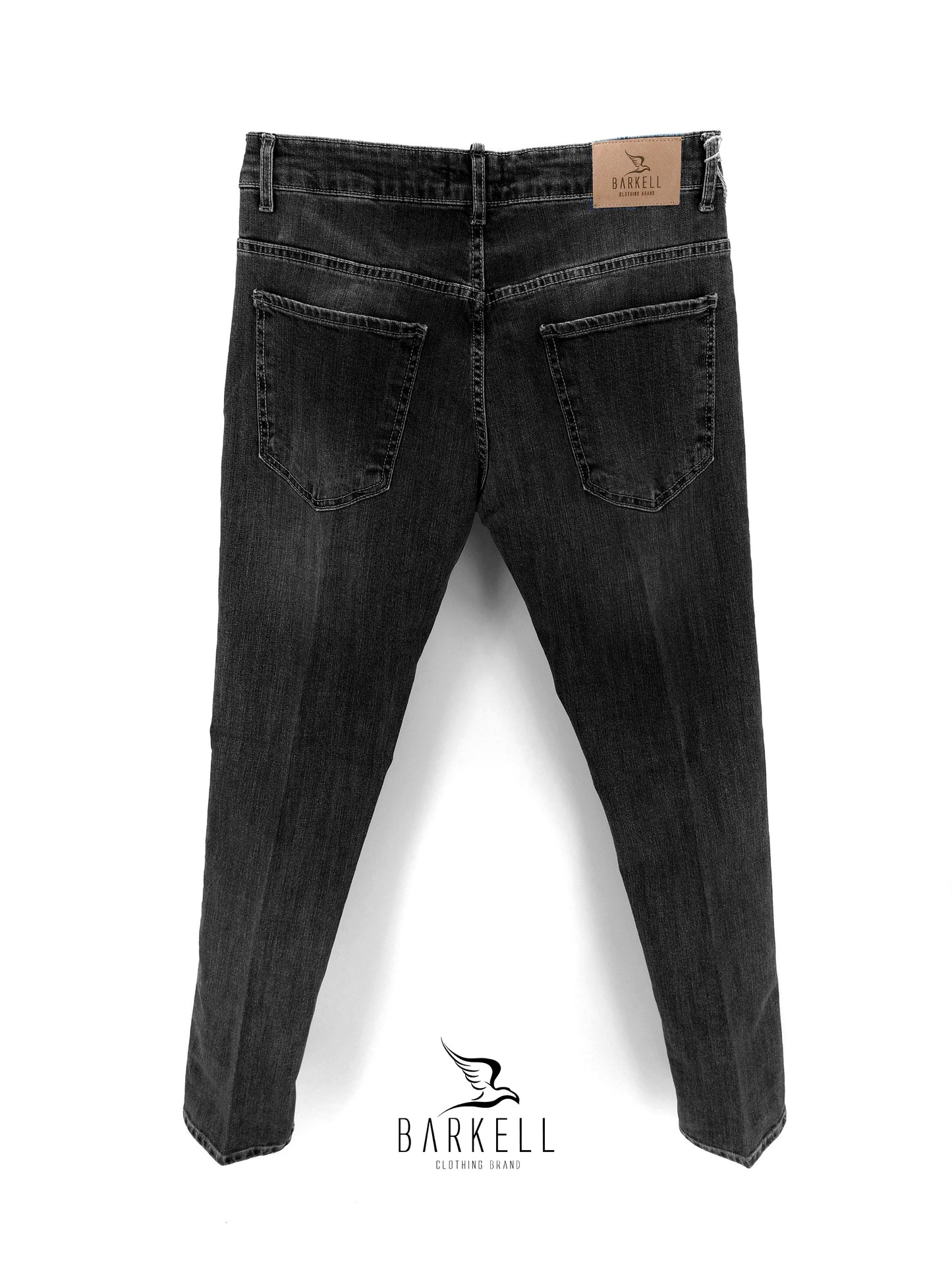 Jeans Modello Cinque Tasche Lavaggio Stone Wash Black
