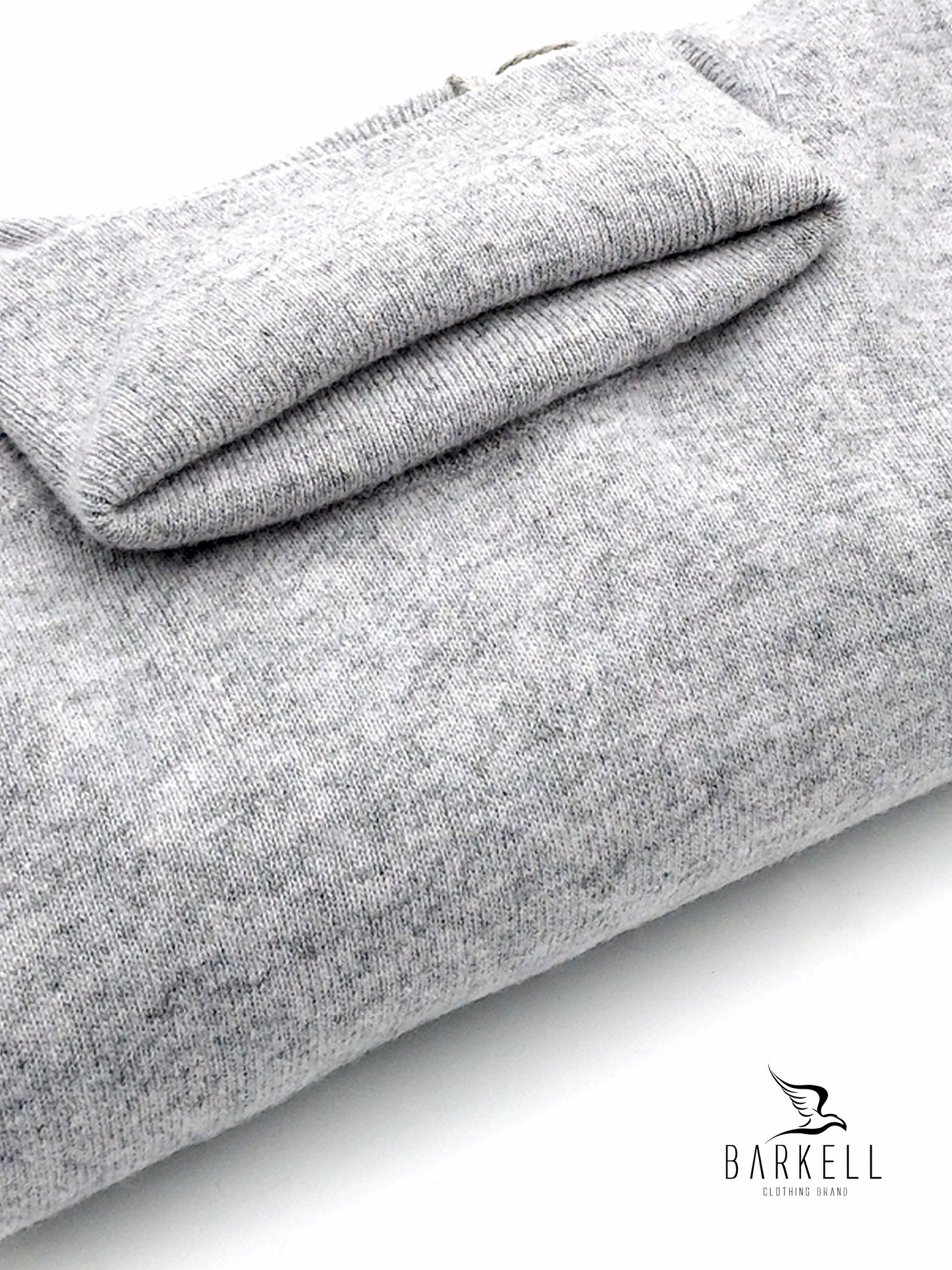 Maglia Dolcevita in Pura Lana Supersoft Color Grigio Chiaro