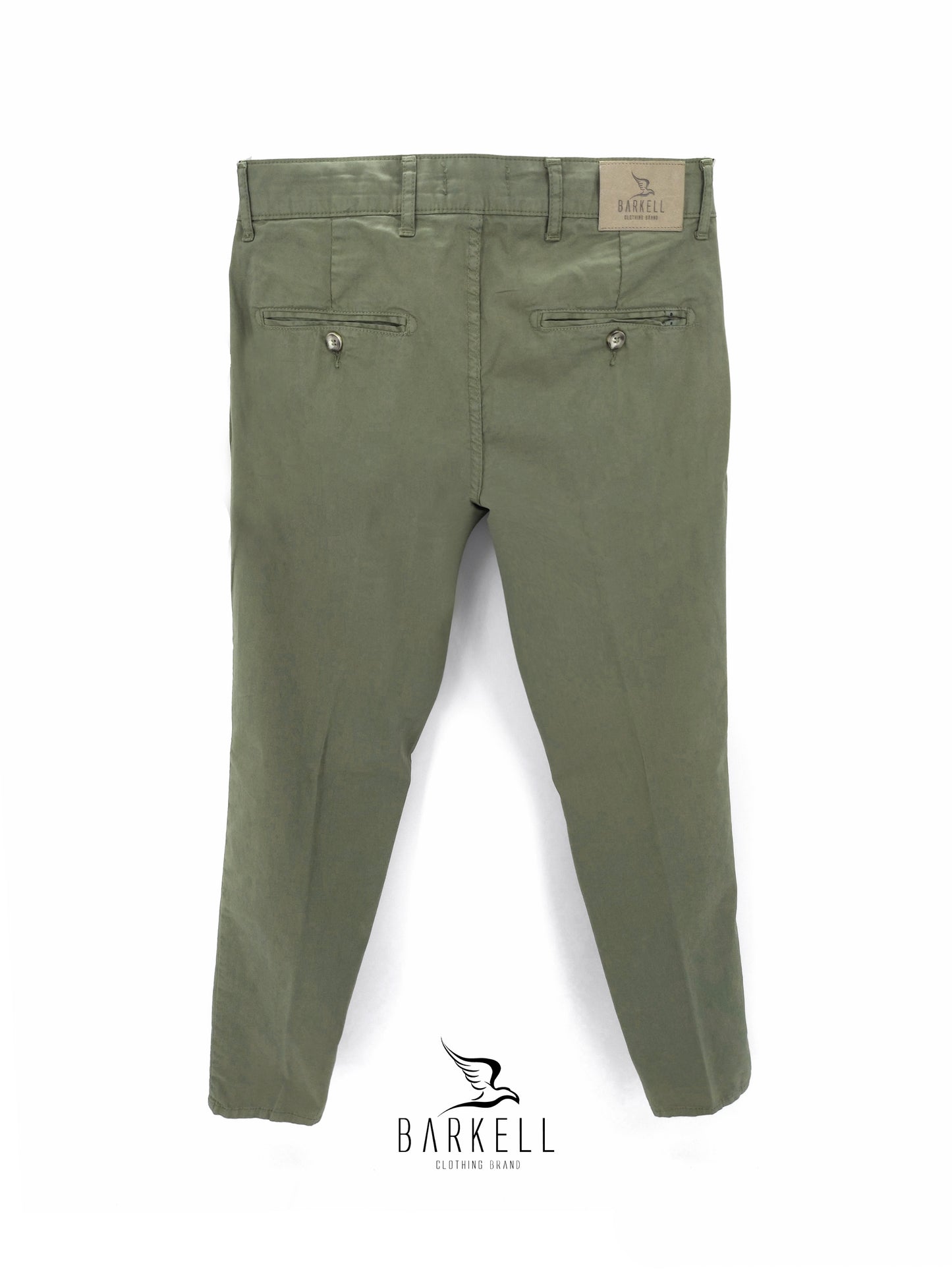 Pantalone Salvia Modello Chinos in Cotone Gabardina