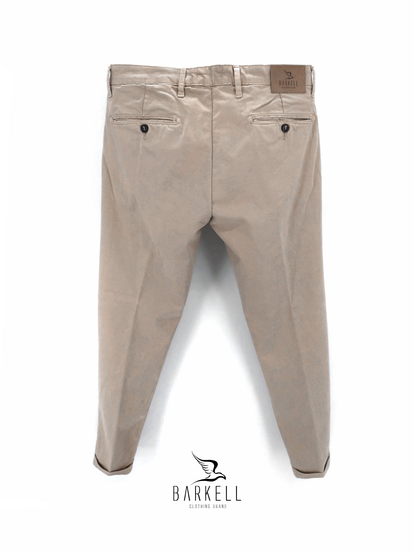 Pantalone Corda Modello Chinos in Cotone Raso