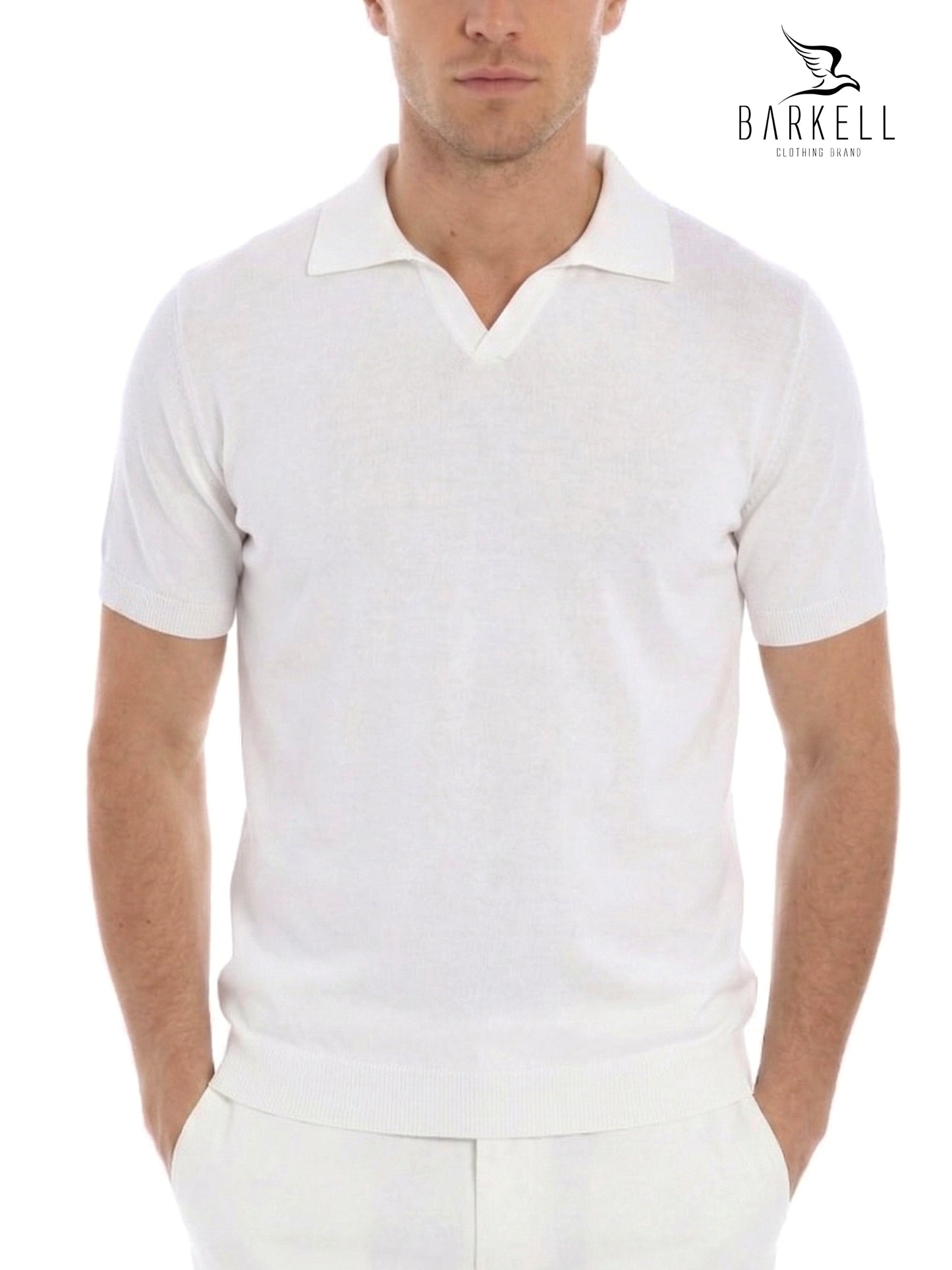 Half Sleeve Round Neck T-Shirt in Pure Lightweight Lime Colored Cotton