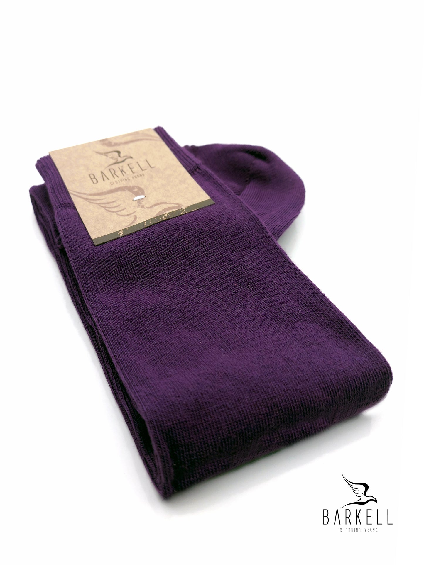 Calza Lunga In Caldo Cotone di Alta Qualità Fondo Viola