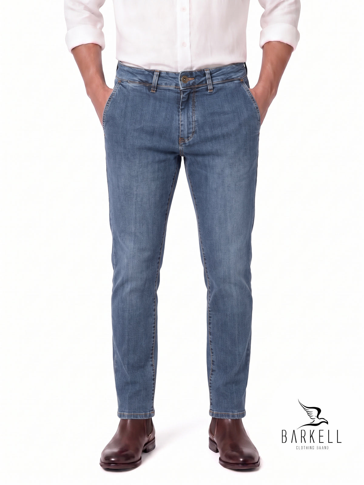 Jeans Chinos Model Used Wash