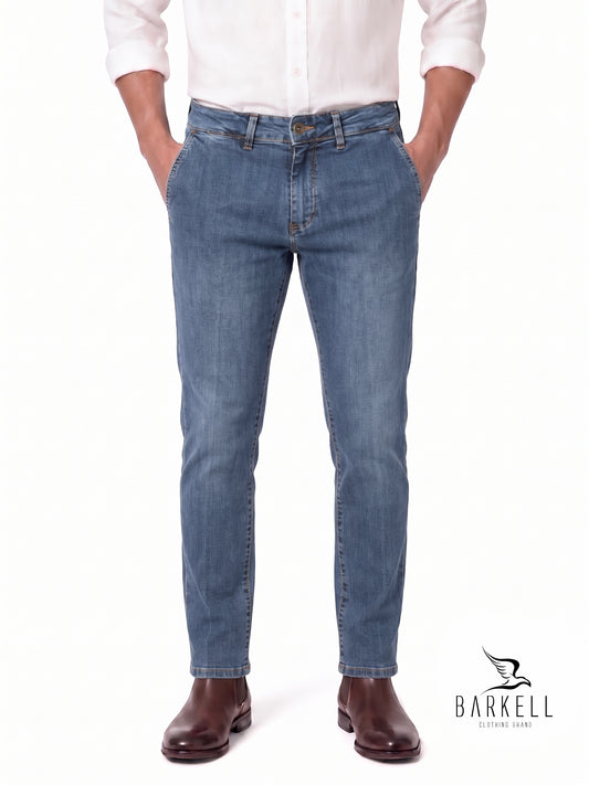 Jeans Chinos Modelo Usado Lavado