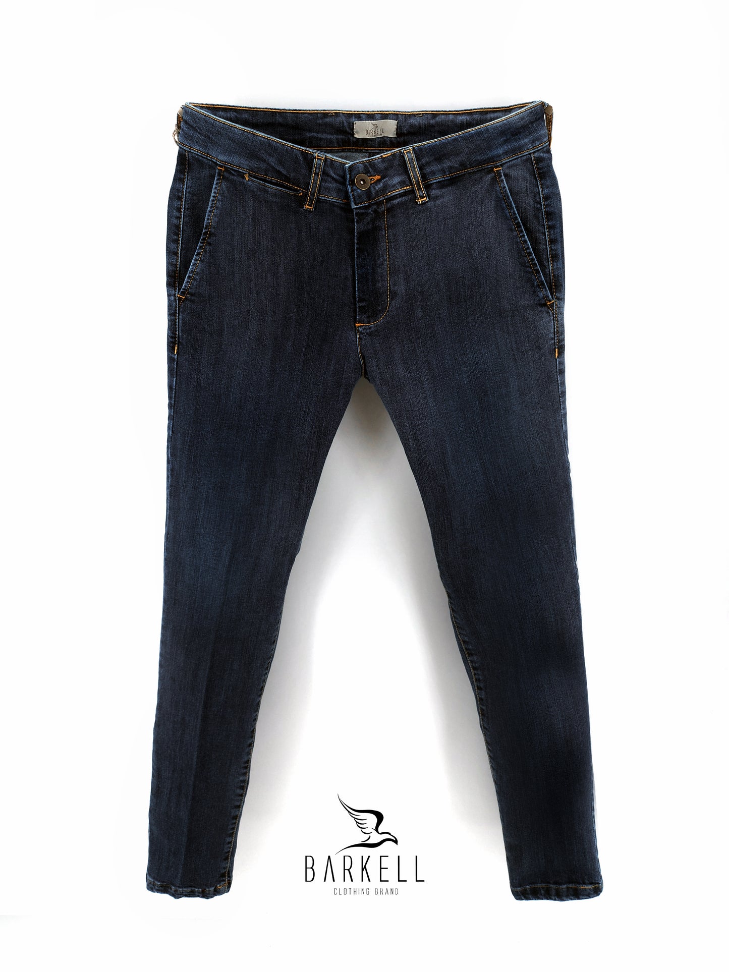 Jeans Modello Chinos Lavaggio Normal Wash Indaco