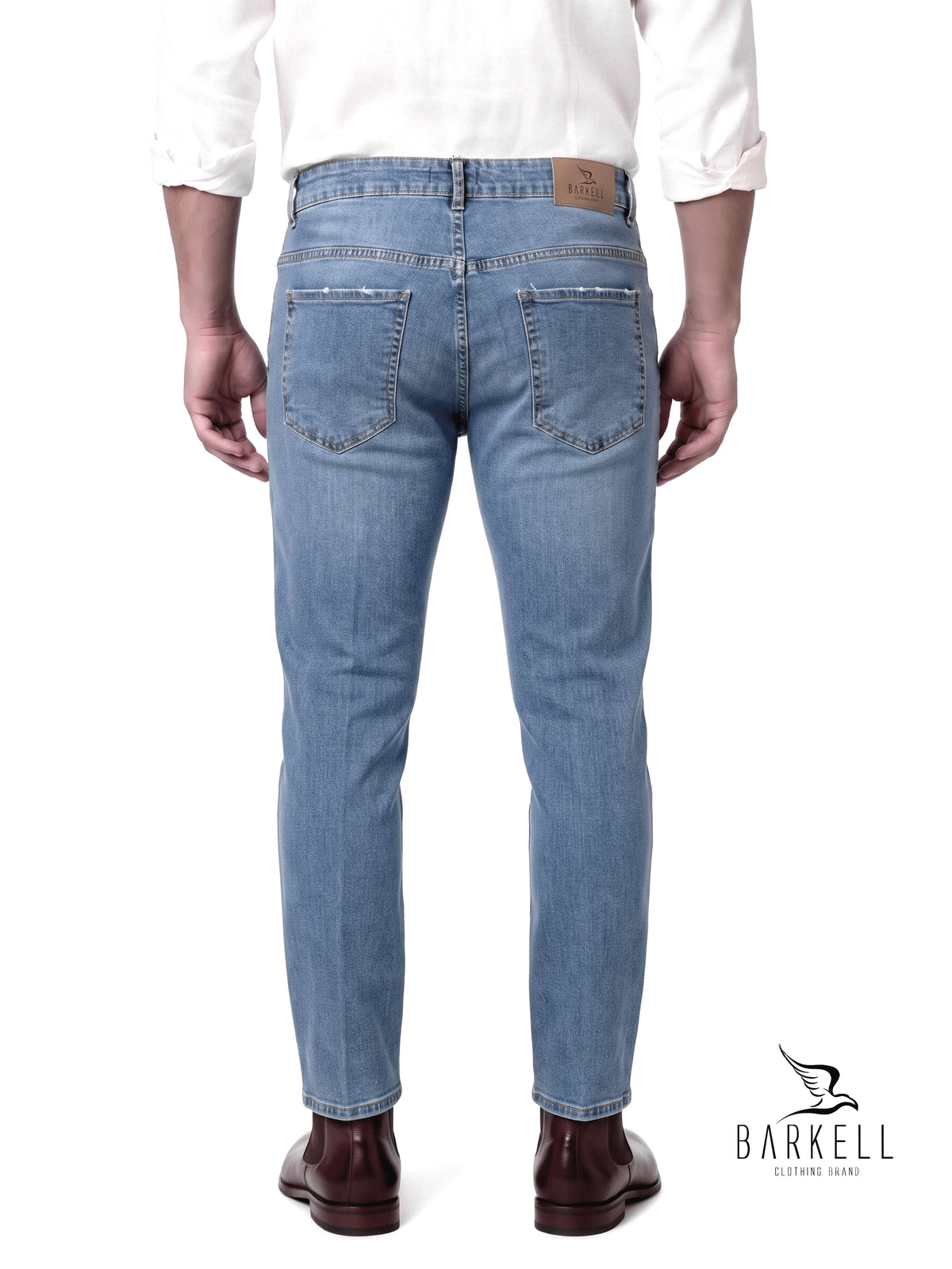 Five-pocket model jeans with sandblasted Super Stone Wash