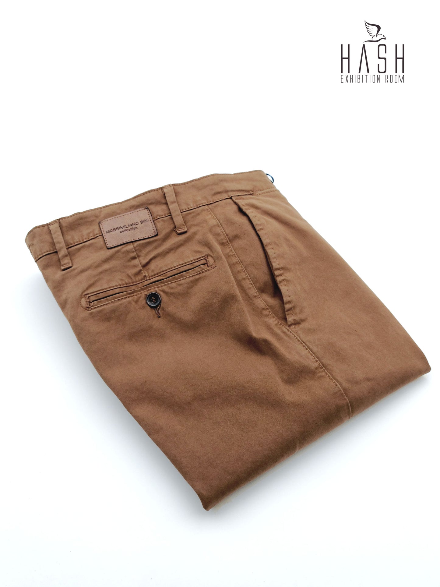 Pantalone Invernale Tegola Modello Chinos in Cotone Raso
